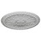 Ekena Millwork Raymond Ceiling Medallion (Fits Canopies up to 5 3/8"), 18"OD x 1 1/4"P CM18RA2 - alternate 3